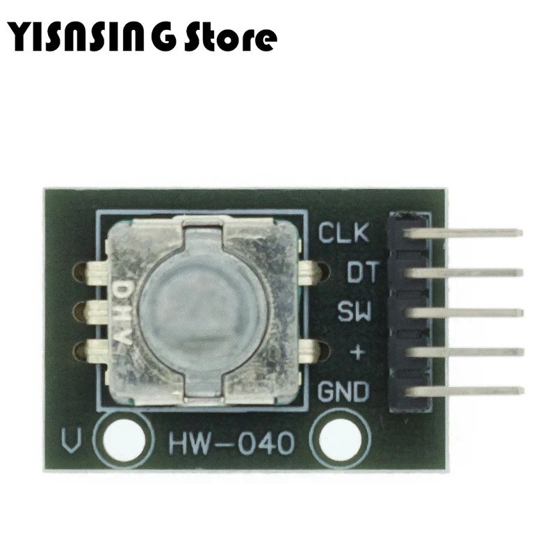 360 Degrees EC11 Rotary Encoder Module For Arduino Brick Sensor Switch Development Board KY-040 With Pins