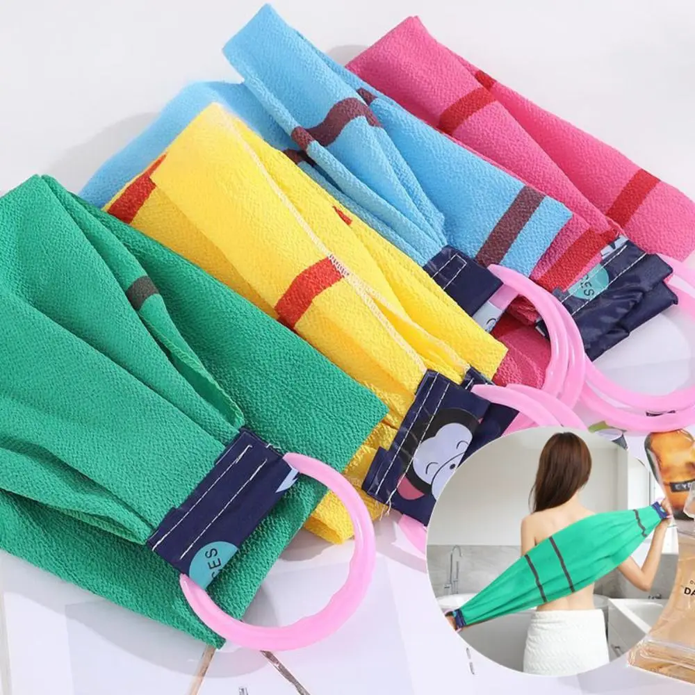 

Universal Frosted Bath Towel Long Double-Sided Shower Towel Deep Clean Back Body Exfoliating Shower Scrubber For Body Cleaning