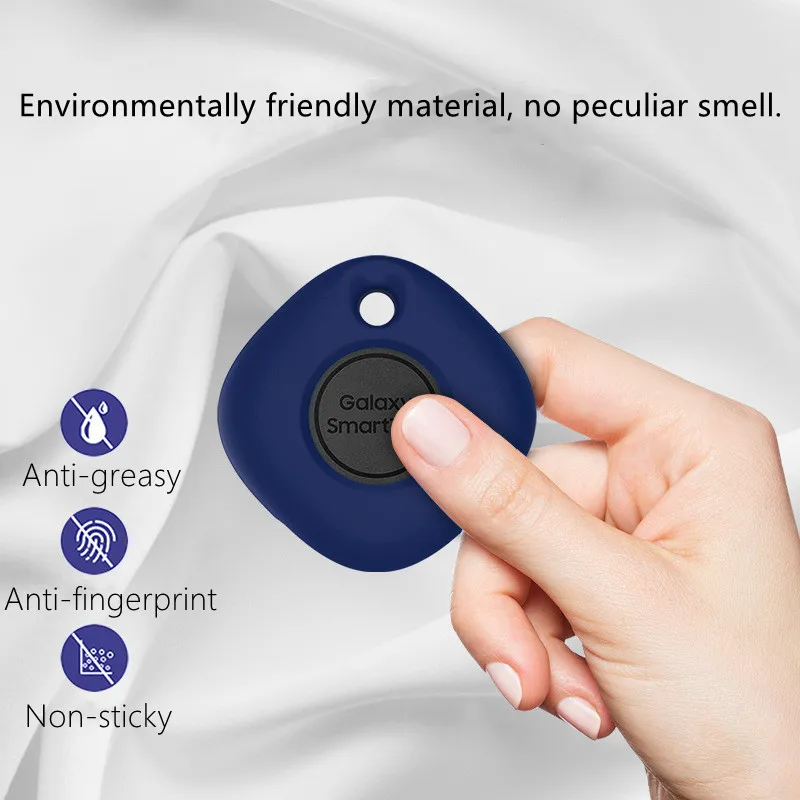 Custodia protettiva Anti-smarrimento in Silicone per Samsung Galaxy SmartTag custodia protettiva per Samsung Galaxy SmartTag custodie con portachiavi