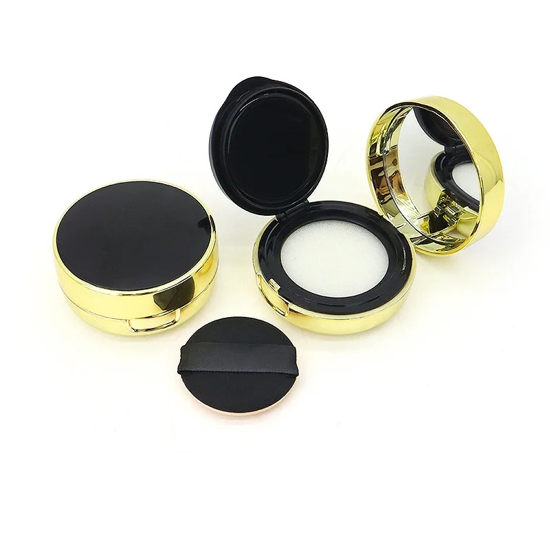 1Pc Air Cushion Foundation DIY Box Empty Puff Box Portable Mirror for Bb Cream Cosmetic Makeup Case Container with Powder Sponge