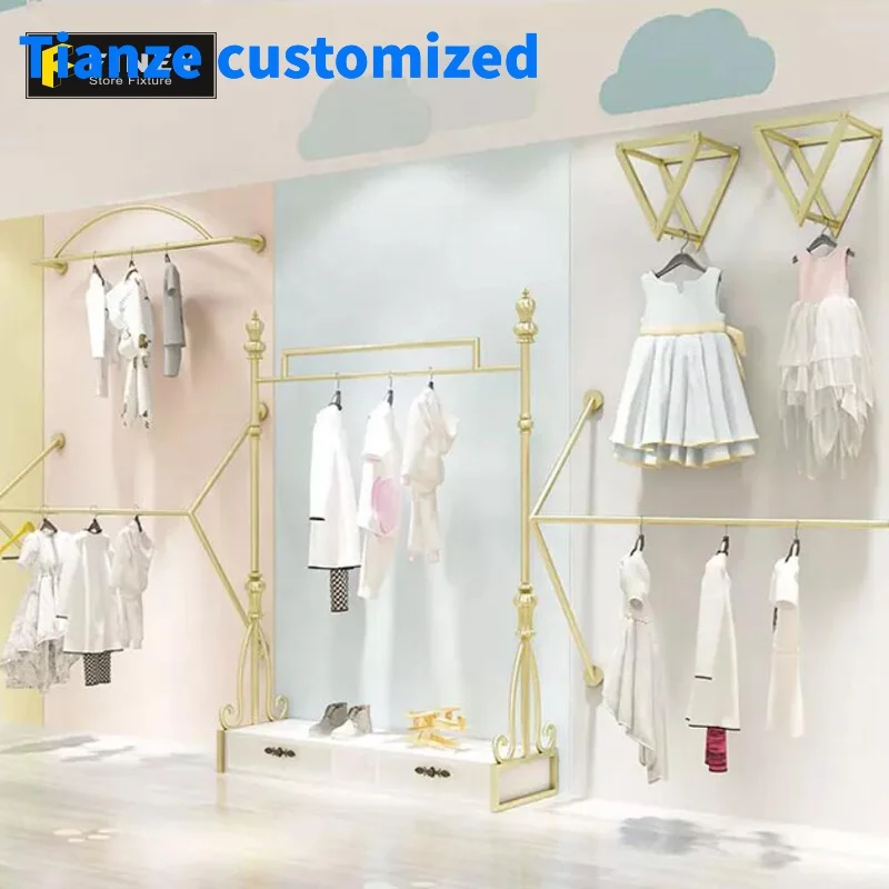 

(Customized) kids clothes display rack fashion retail clothes display units