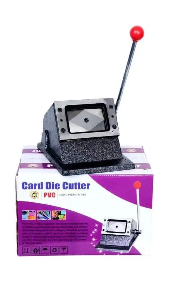 Manual Table-top Photo ID Card Cutter For Passport 90*55mm Round Corner