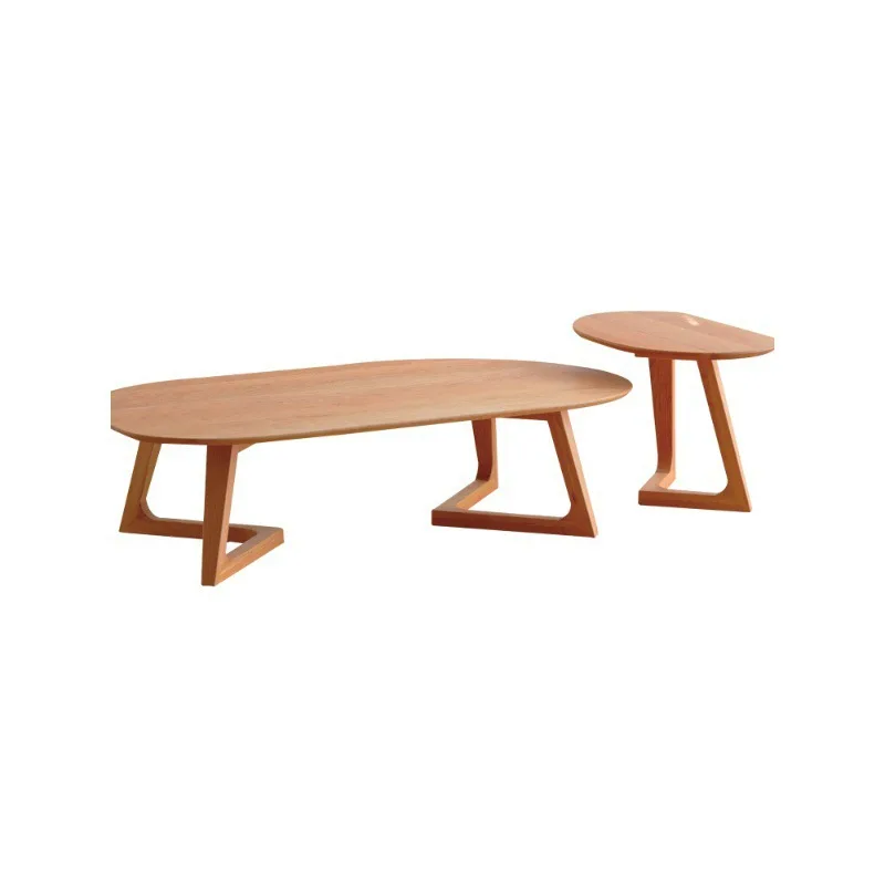 

Nordic cherry wood solid wood tea side table