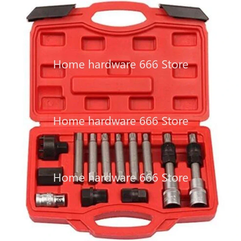 Car Generator Belt Pulley Removal Tool for  Auto Tools Car Repair Tools 13PCS/Set