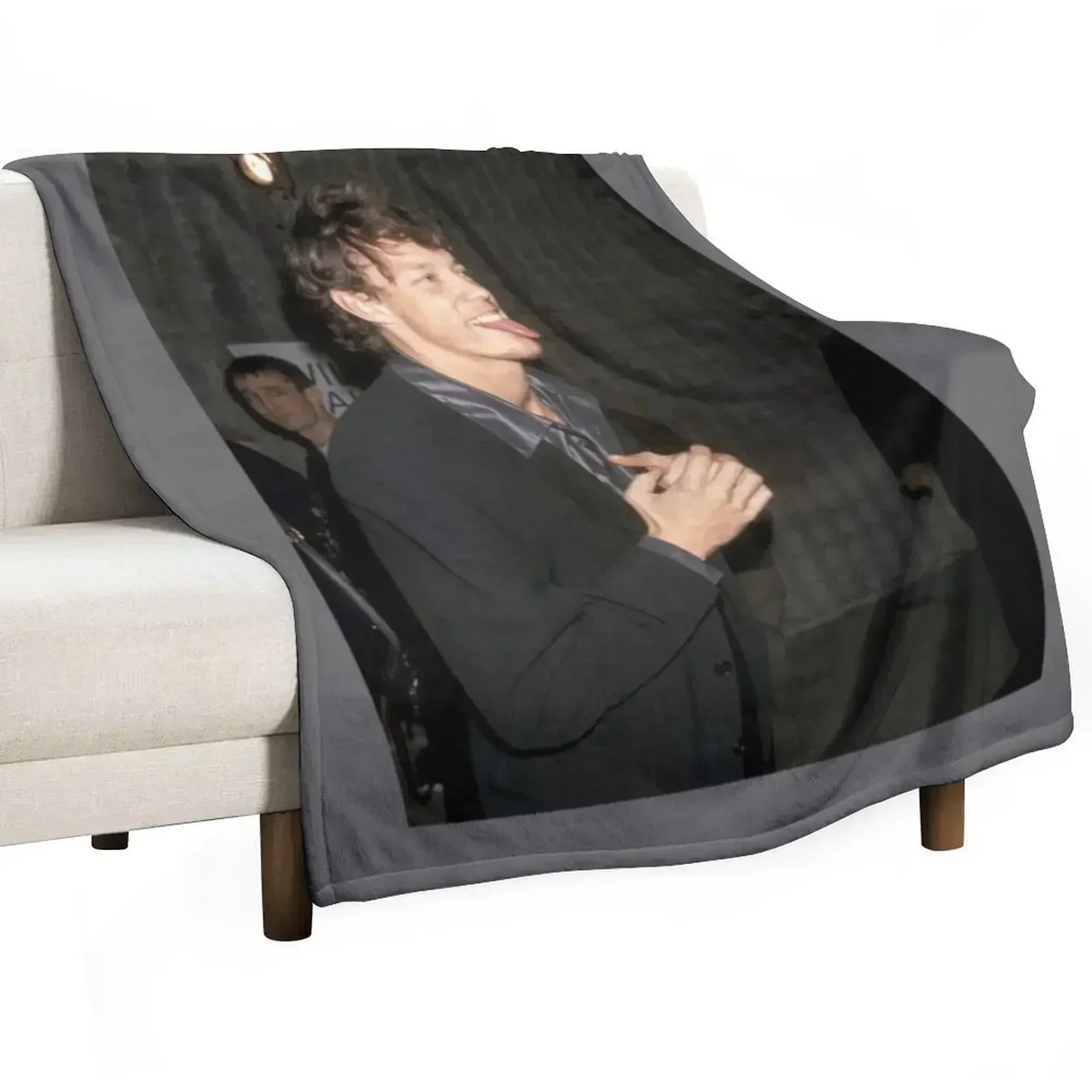 Matthew Lillard Throw Blanket Bed linens Flannel Cute Sleeping Bag Flannel Fabric cosplay anime Blankets