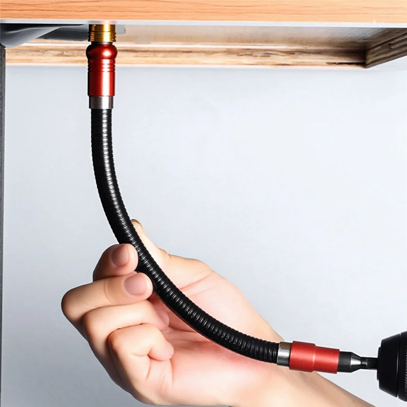 Extensão flexível do suporte da broca da chave de fenda para bocados de broca, bocados de eixo de extensão da broca sextavada elástica dobrável eixo macio ba