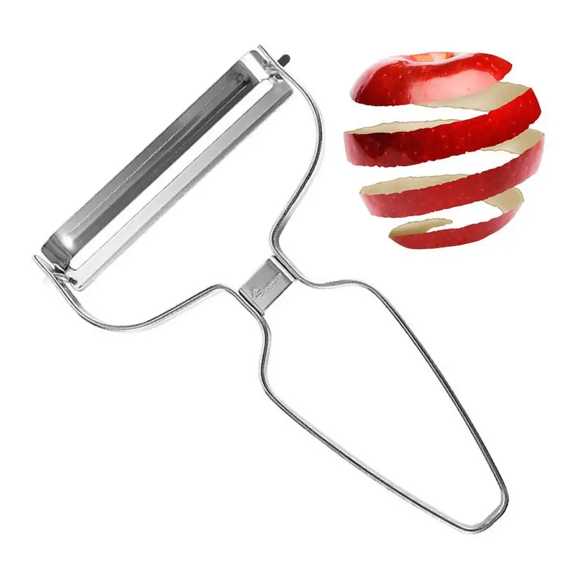 Stainless Steel Vegetable Peeler portable fruit vagetable skin remover reuseable fruit peeler potato cuccumber slicer tool