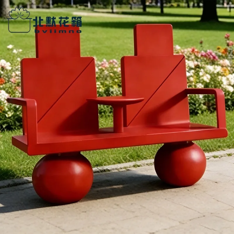 

Итальянское кресло для отдыха Dopamine Red, современная художественная креативная садовая скамья, премиум-класса, мебель для балкона и улицы, muebles jardin FYSS