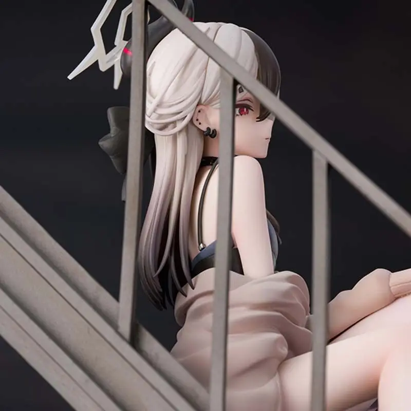 Blauw Archief Kayoko Onikata Figuur Jurk Zithouding Meisje Anime 2D PC Case Decor Gift