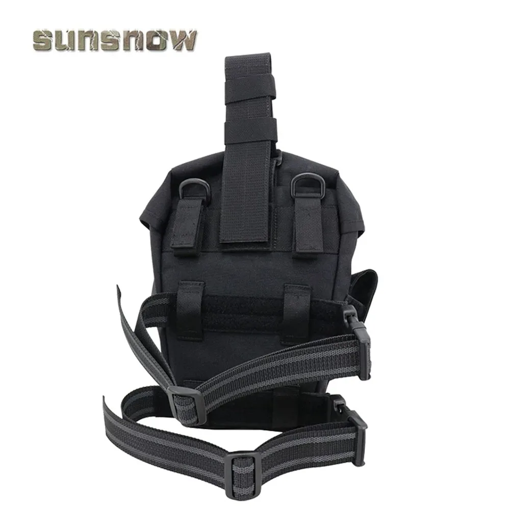 Outdoot Tactical  Gas Mask Bag Pocuh Miscellaneous Bag Sundries Pouch Leg Bag