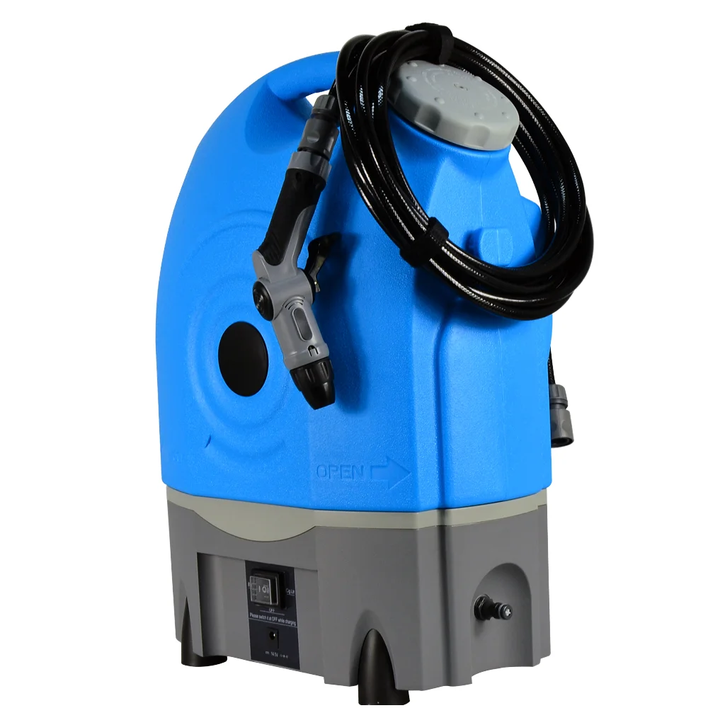 Portable Electric Pressure Washer Water Spray-Gun 3-9Bar Pressure 2200MAH Lithium Battery for Car Air Conditioner Washing Water