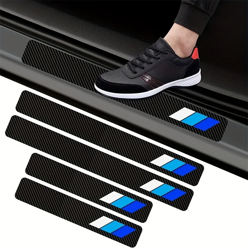 

4pcs Retro Stripe Door Entry Guard Stickers For BMW X1 X2 X3 X5 X4 X6 X7 G30 G20 G32 G11 G12 F40 F30 F20 F10 F34