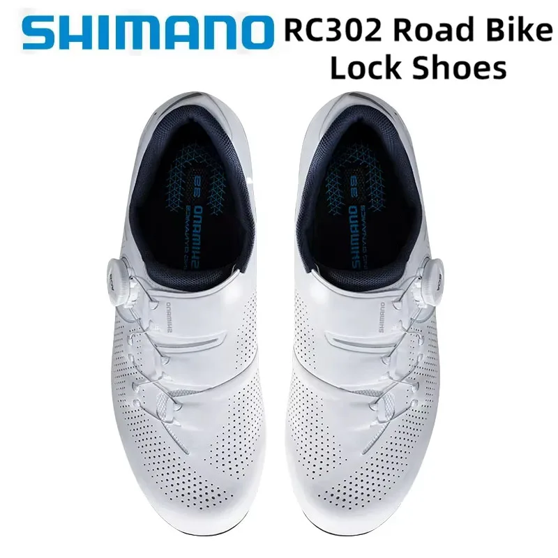 Shimano RC302 Road Bike Lock Shoes with BOA System for Cycling Shimano RC3 Road Bicycle Riding Shoes