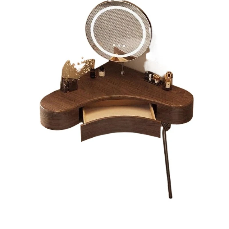 

Medieval style special-shaped corner dresser, bedroom corner small apartment triangular corner makeup table