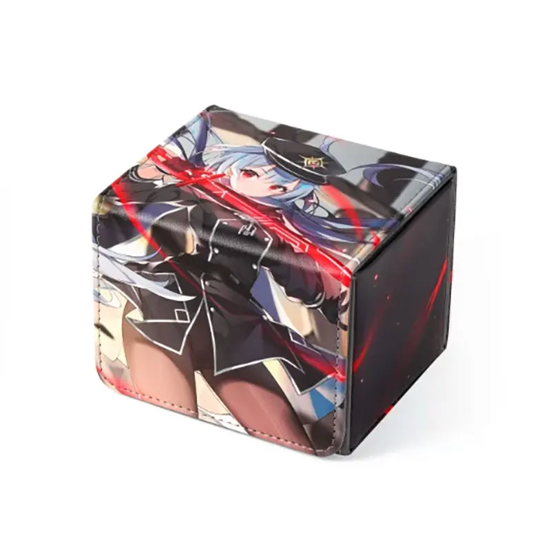

100+ PU Anime Cards Storage Box Deck Board Game TCG Cards Box Protector Bag for MGT/Pkm/Yu-gi-oh/Trading Card Collecting Game