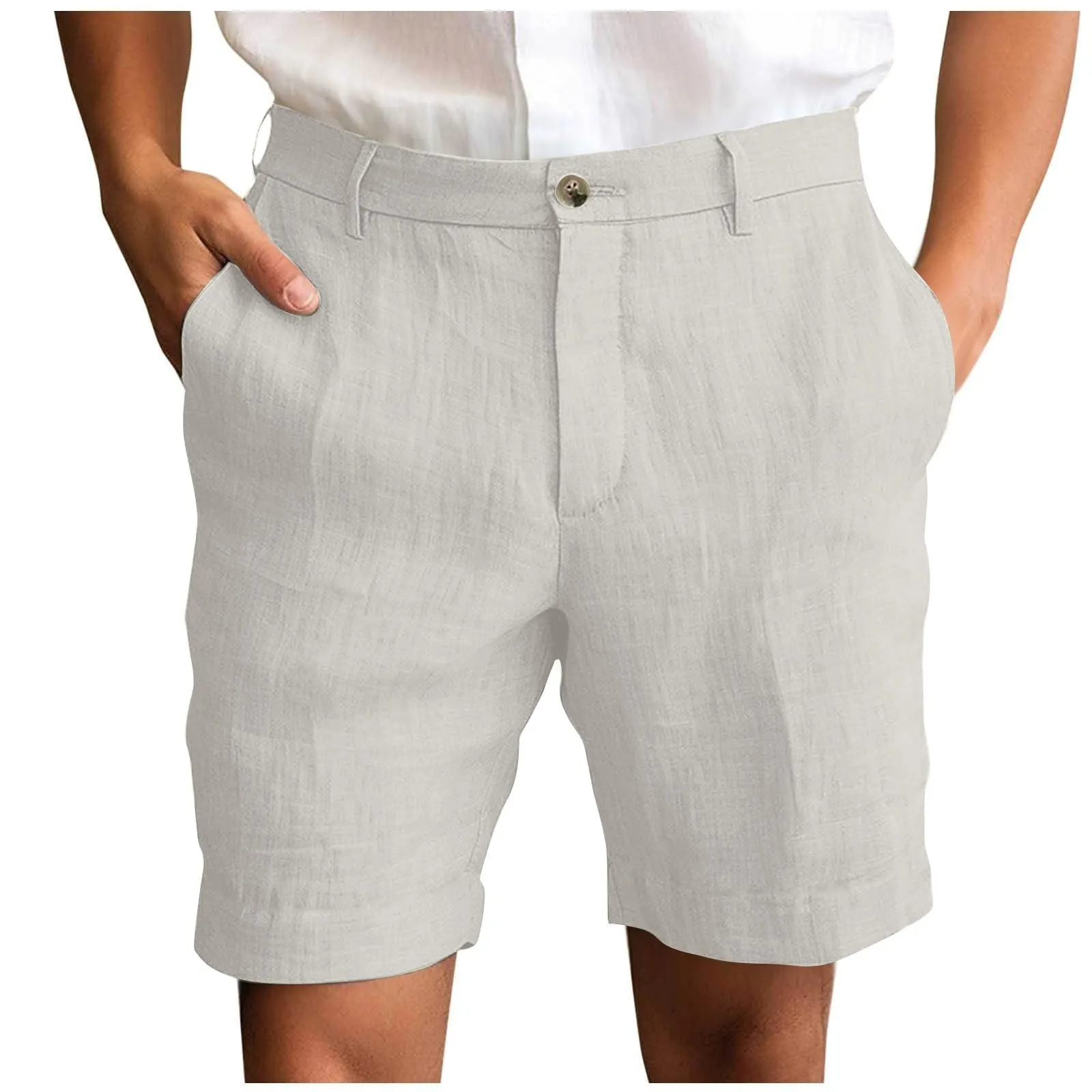 Thumbnail 3 - #34 Cotton Linen Summer Shorts Sale