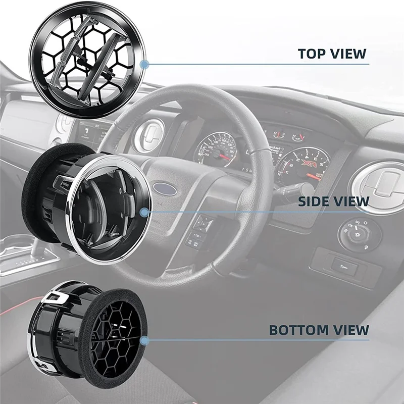 AY03-Car داش مجلس تنفيس الهواء لفورد F-150 2009-2014 LOBO 2009-2014 منفذ مكيف الهواء CL3Z19893EA