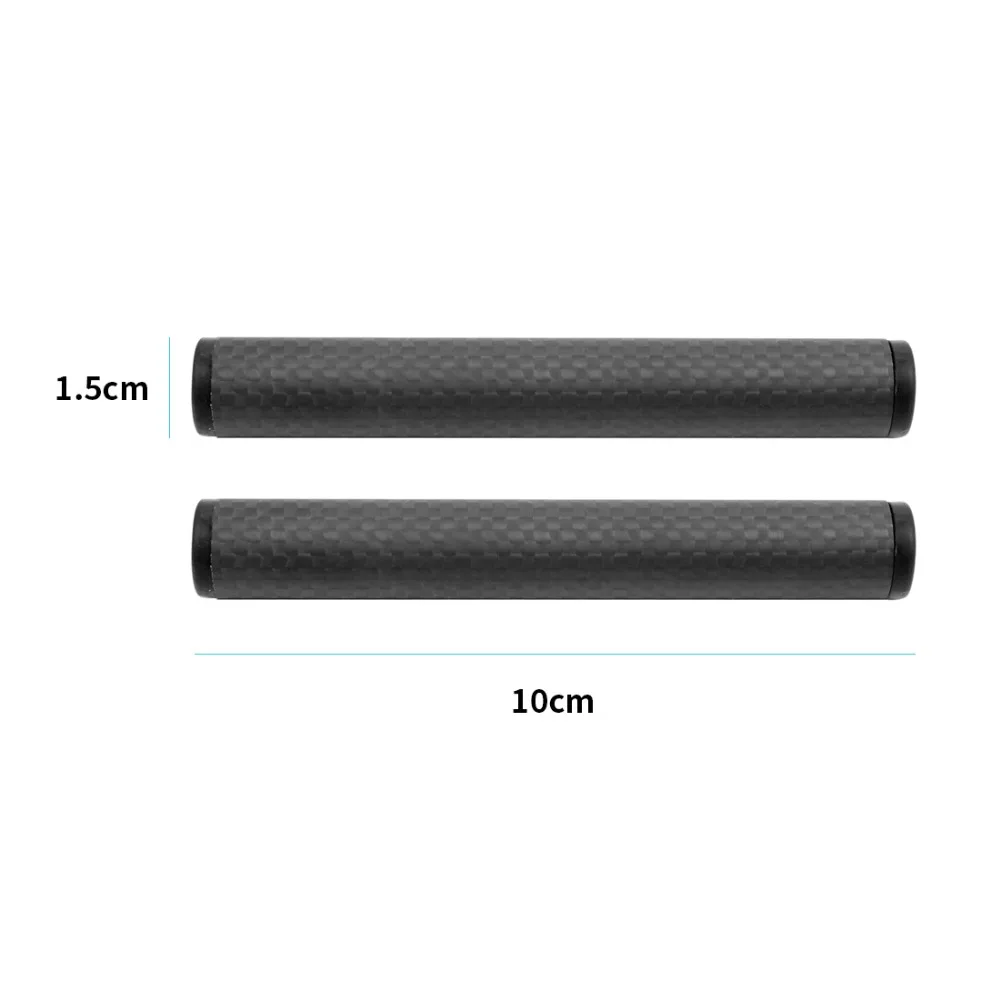 2 Stück 10cm 25cm 30cm 40cm Carbonfaserrohr mit 15mm Teleobjektivhalterung für Rig-Schienen-Klemmsystem Follow Focus SLR-Kameras – Detail 13