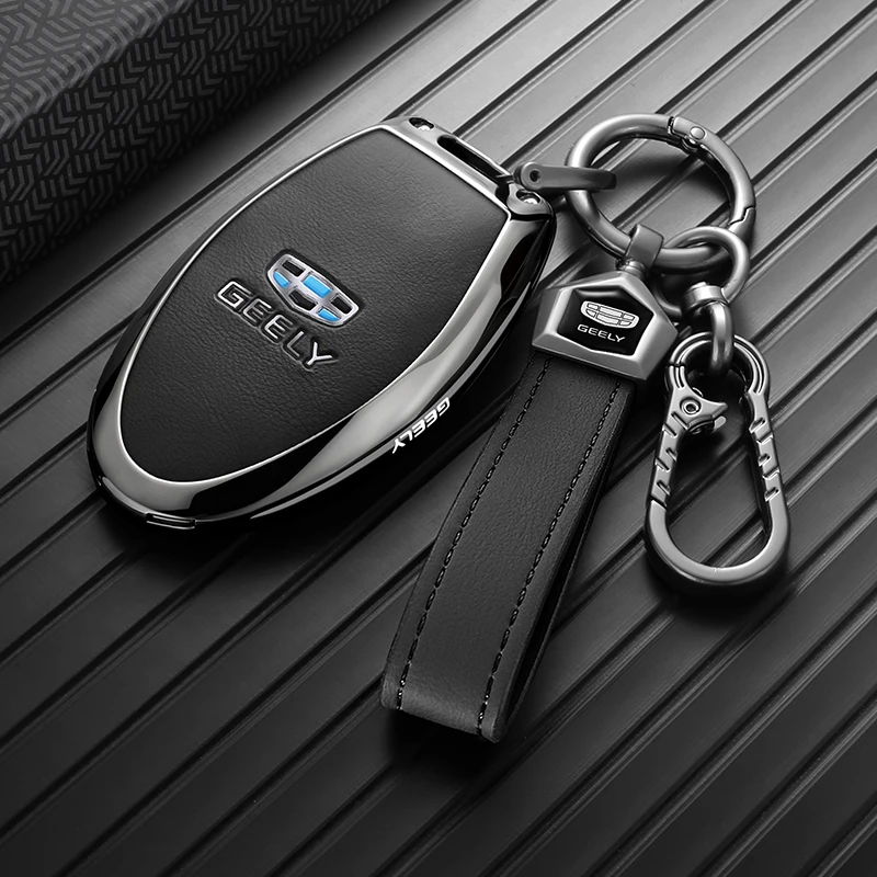 Car Key Cover For Geely Emgrand 2027 Monjaro Plus Preface L90 Preface L Plus Zinc Alloy Key Fob Protector Car Accessories