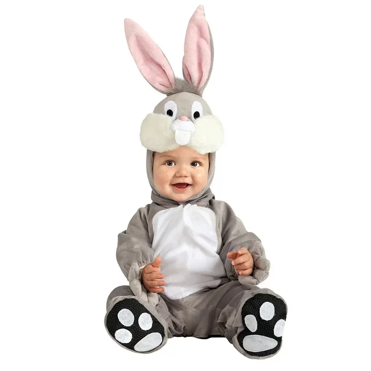 Baby Carnival Halloween Purim Animal Outfits Baby Boys Girls Costume Cosplay Rabbit Rompers Halloween Infant Toddlers Costume