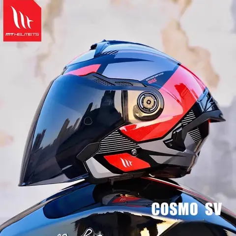 MT Cosmo SV Helmet Motorcycle ECE2206 DOT Casco 3/4  M-XXXL Helmets Scooter E-bike Motorcycle Accessories For Honda SH125 SH150