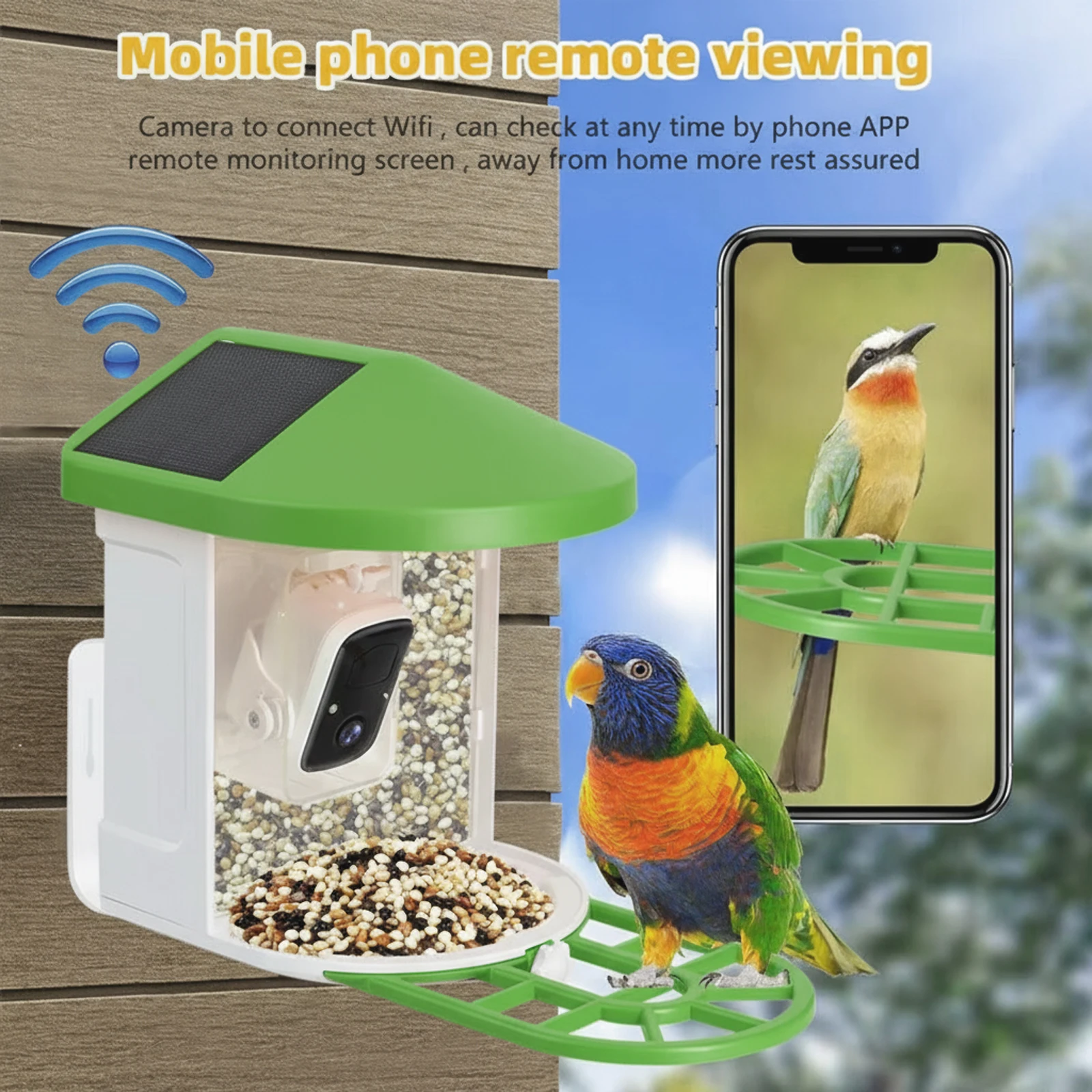 WiFi AI Identify IP65 Solar Po - Power Outdoor recension och pris
