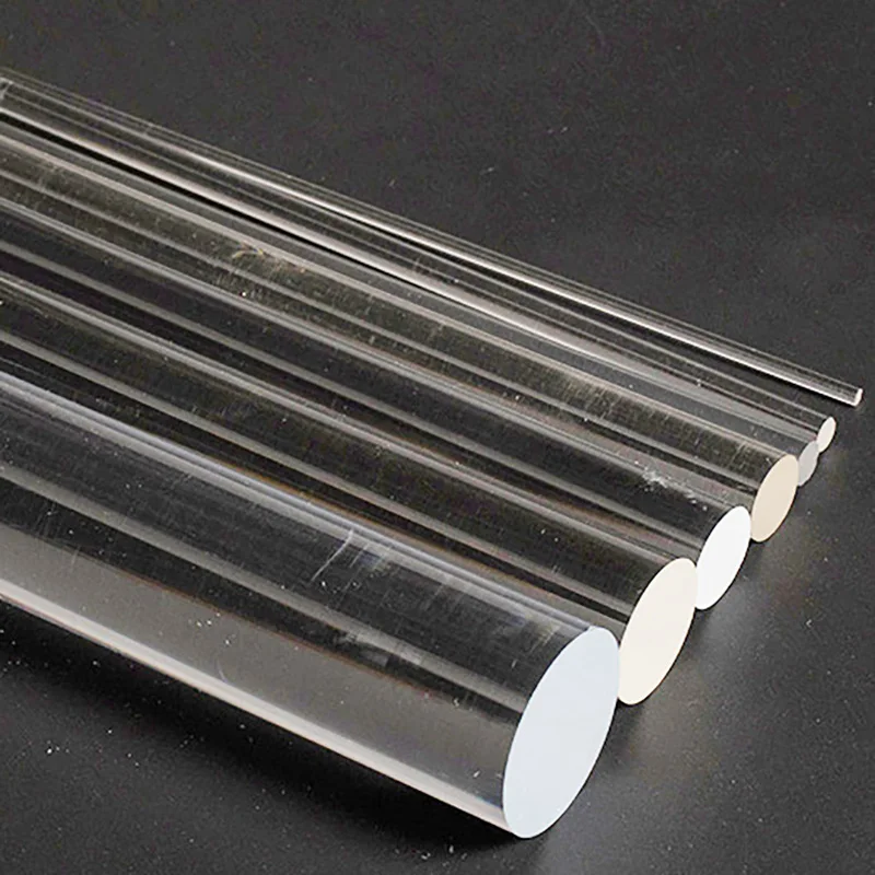 Clear Acrylic Round Rod Round 2mm 3mm 4mm 5mm 6mm 8mm 10mm 12mm 15mm 18mm 20mm 25mm 30mm 35mm 40mm 45mm 50mm 60mm 70mm 100mm