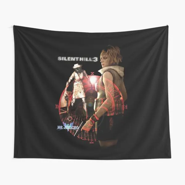 Silent Hill 3 Heather  Tapestry Decor Printed Travel Room Hanging Decoration Beautiful Art Home Colored Yoga Bedroom Bedspread