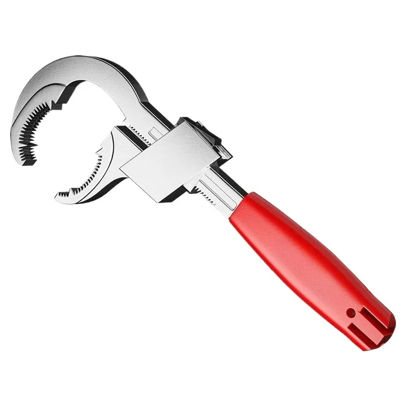 Multi-Function Adjustable Basin Wrench Large Opening Spanner for Bathroom Plumbing Repair Tool