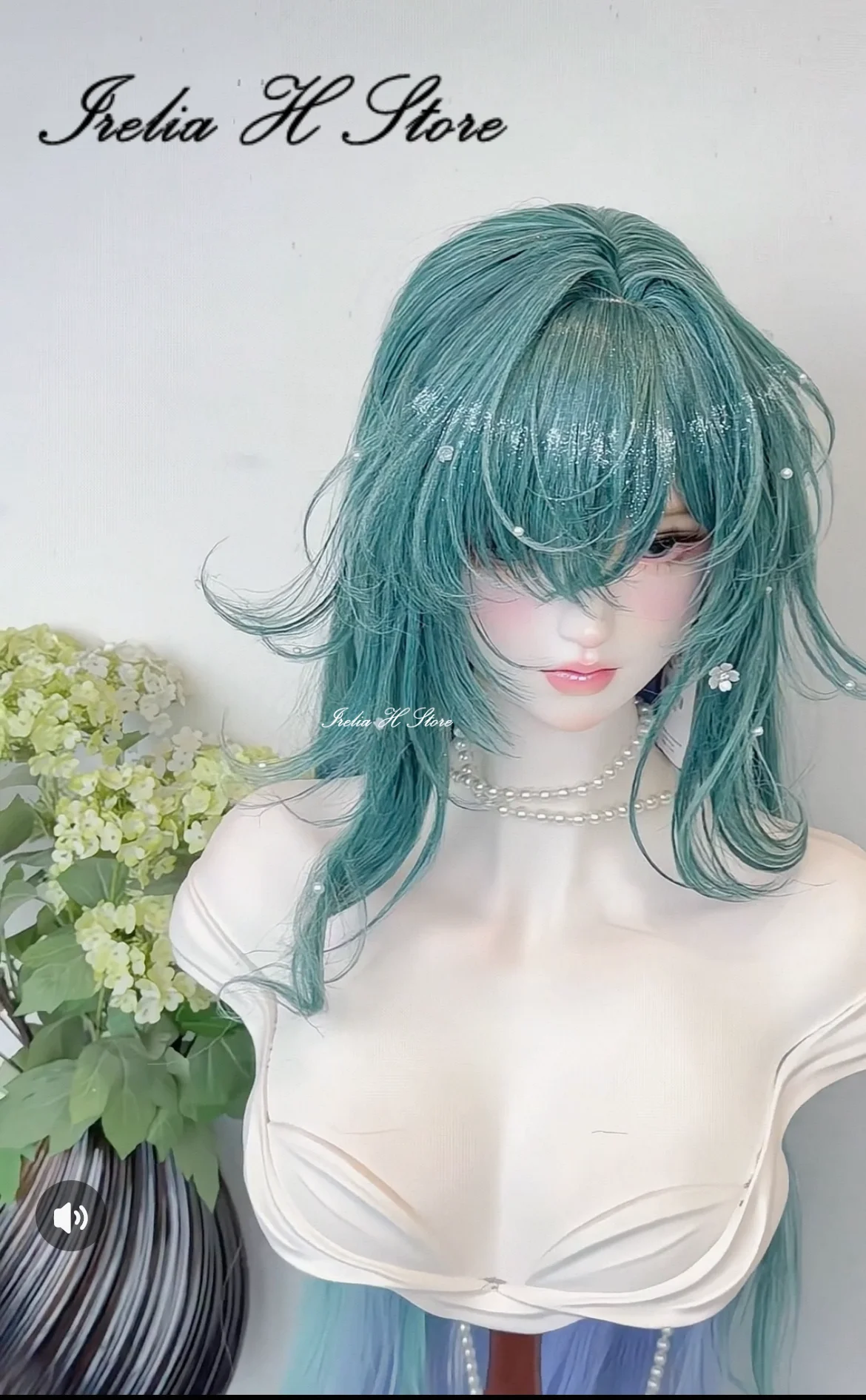 Irelia H Vodyanitsa's Wig Cosplay Wig Prestyled Wig Genshin Impact