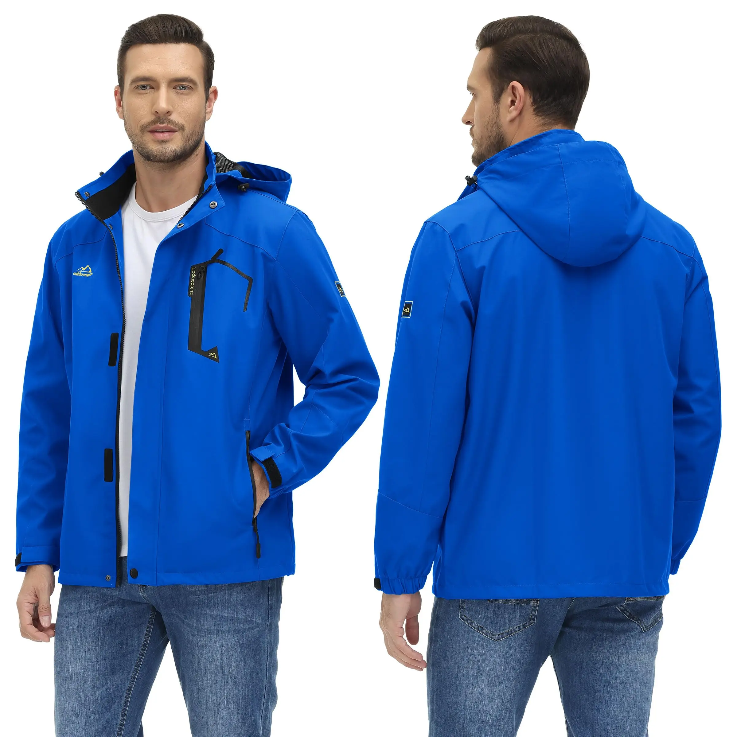 Veste Légère Stormr Homme XL Rouge – Coupe-vent Imperméable – Idée Outdoor