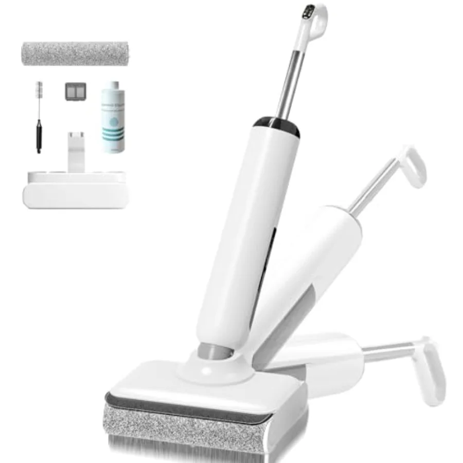 

Wet Dry Vacuum Mop 180Lay-Flat Cordless Vacuum Mop All in One Floor Cleaner Machine with 45 Minutes Long Runtime Electric Mop 1