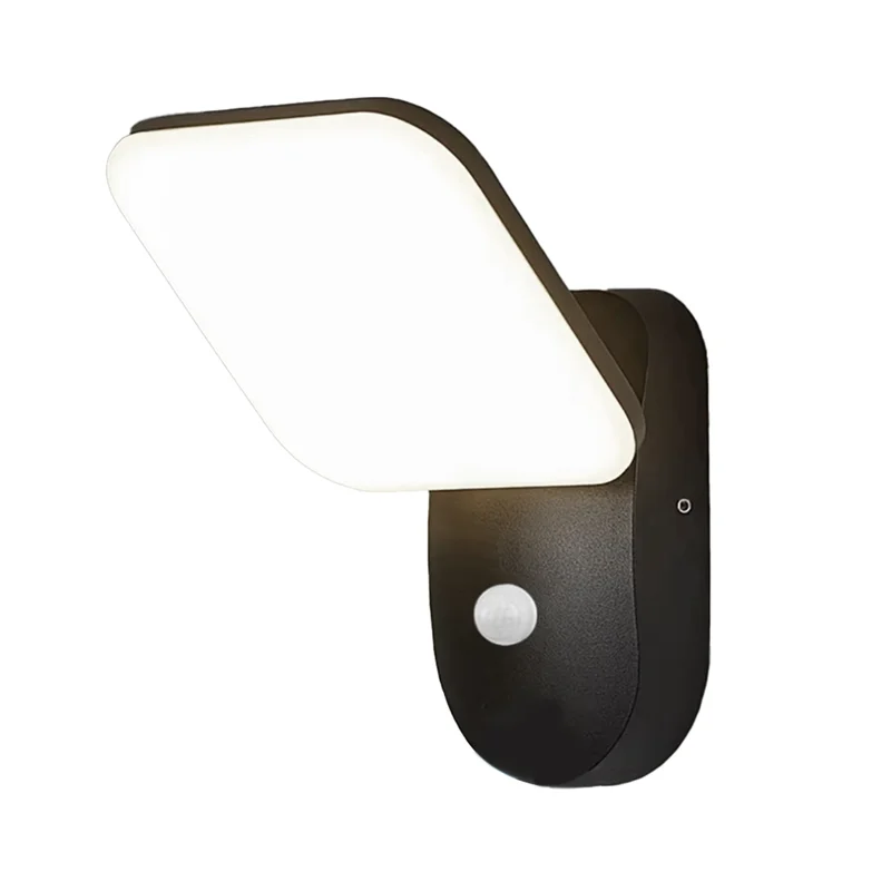 

ABBO-Outdoor Wall Lamp IP65 Waterproof LED Wall Lamp With Motion Sensor Garden Fence External Wall Corridor Road Lighting