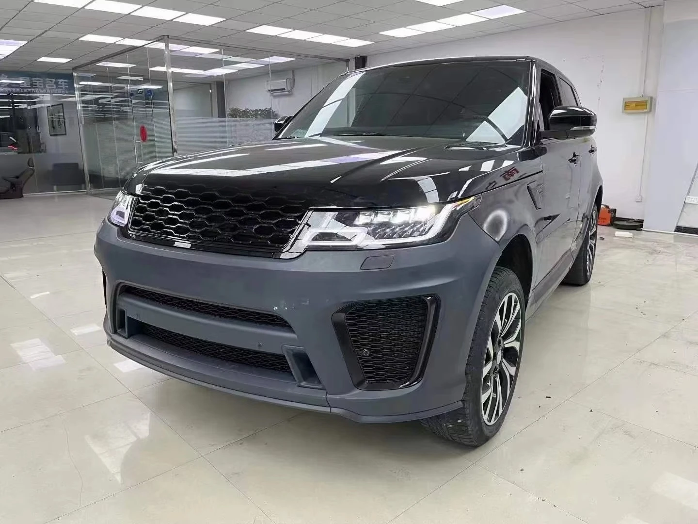 طقم الجسم القديم إلى الجديد مناسب لسيارة لاند روفر رينج روفر سبورت التغيير القديم مجموعة جديدة 2013 تغيير 2022 طقم جديد L494 #3