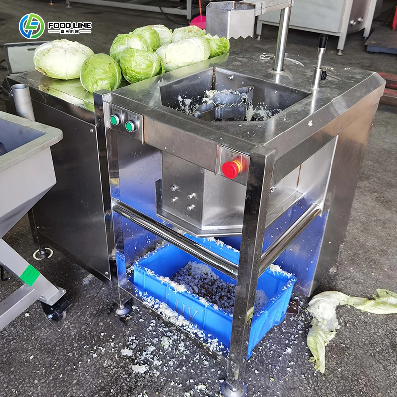 Automatic Vegetable Cutter For Cabbage Onion Carrot Commercial Kitchen Processing