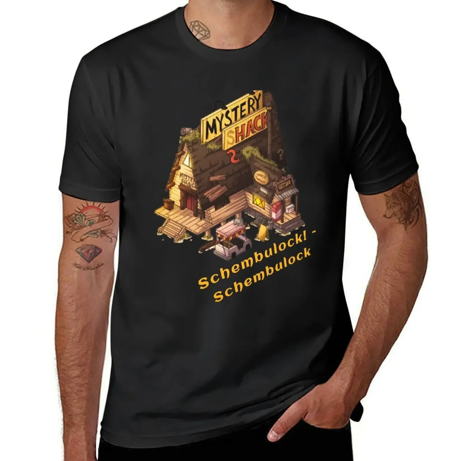 Mystery Shack T-Shirt quick-drying man clothes anime shirts men