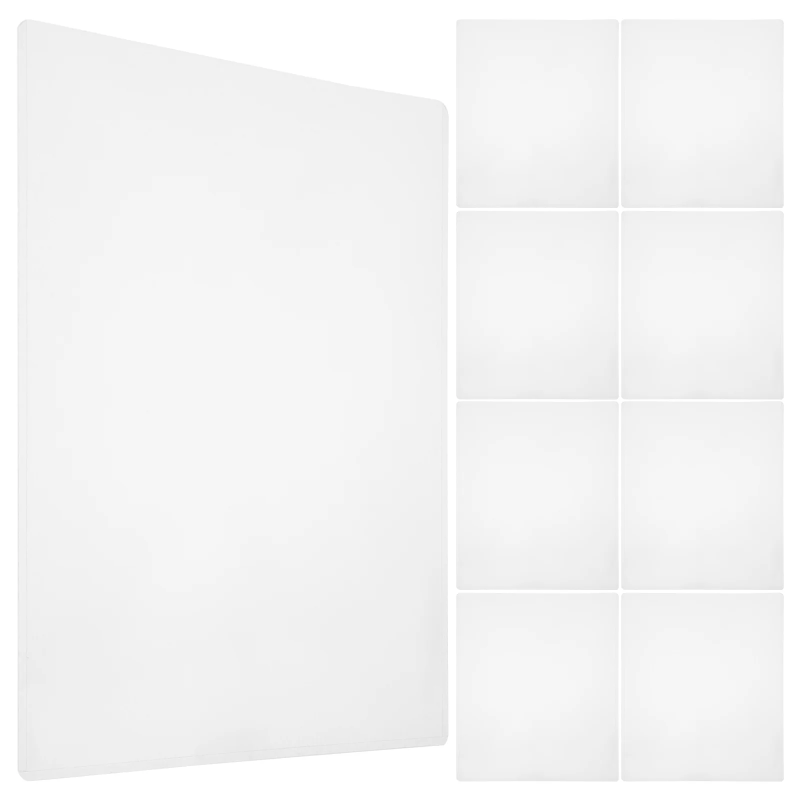 

10Pcs Photo Protectors Waterproof Clear Plastic Sleeves for Photos Documents Posters Certificates Storage Organizer