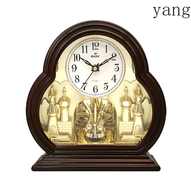 CX home living room craftsmanship creative swing silent sweep seconds seat clock home retro decoration