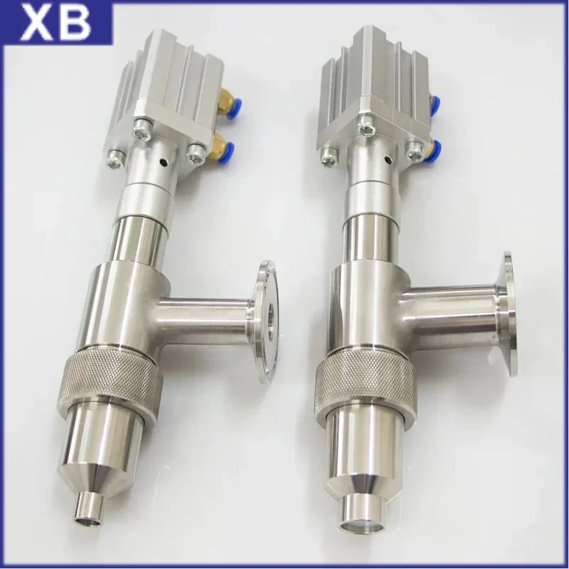 304 Stainless Steel Anti-Drip Filling Head Chuck Straight Head Pneumatic Filling Machine Accessories Discharge Nozzle