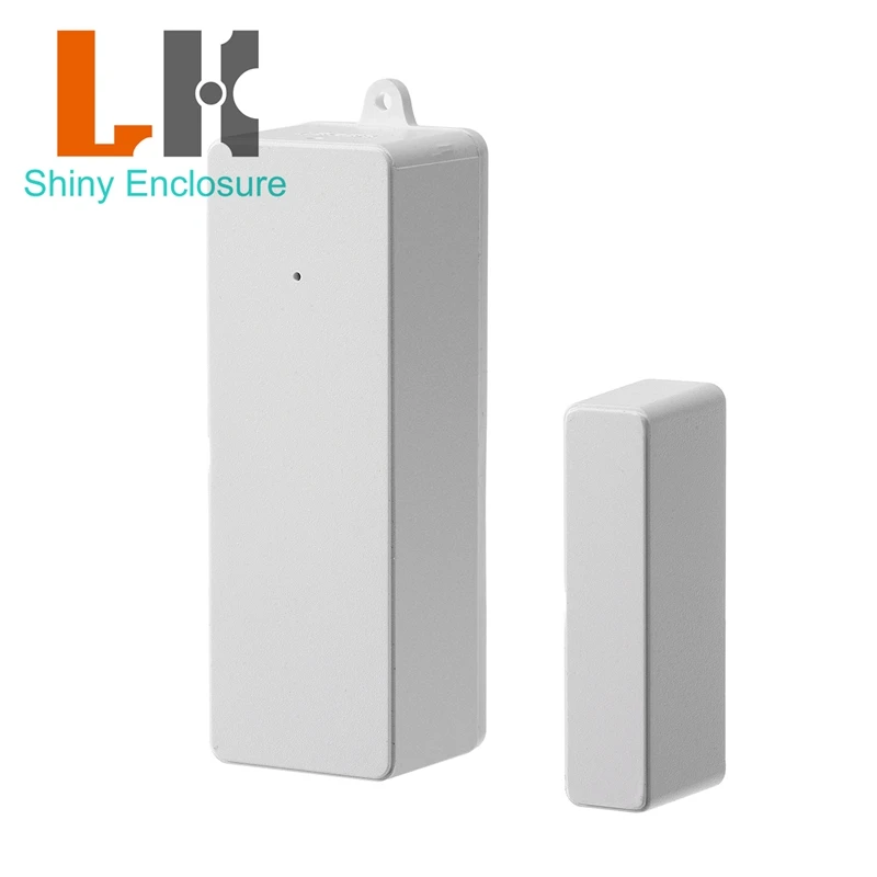 70x25x21MM IP54 Smart Door Sensor Housing Wifi Tuya Door Sensor Plastic Enclosure Magnetic Dectoctor Abs Casing