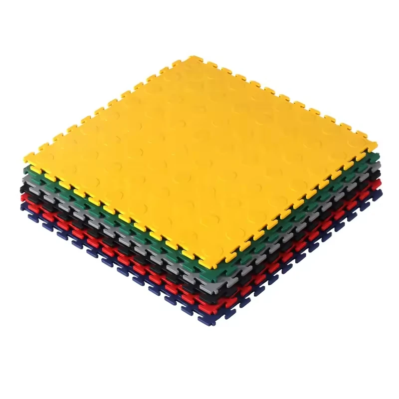 Modular Basketball Court Garage Floor Tiles Plastic Flooring for Indoor Outdoor Use Interlock Design for Easy Installation