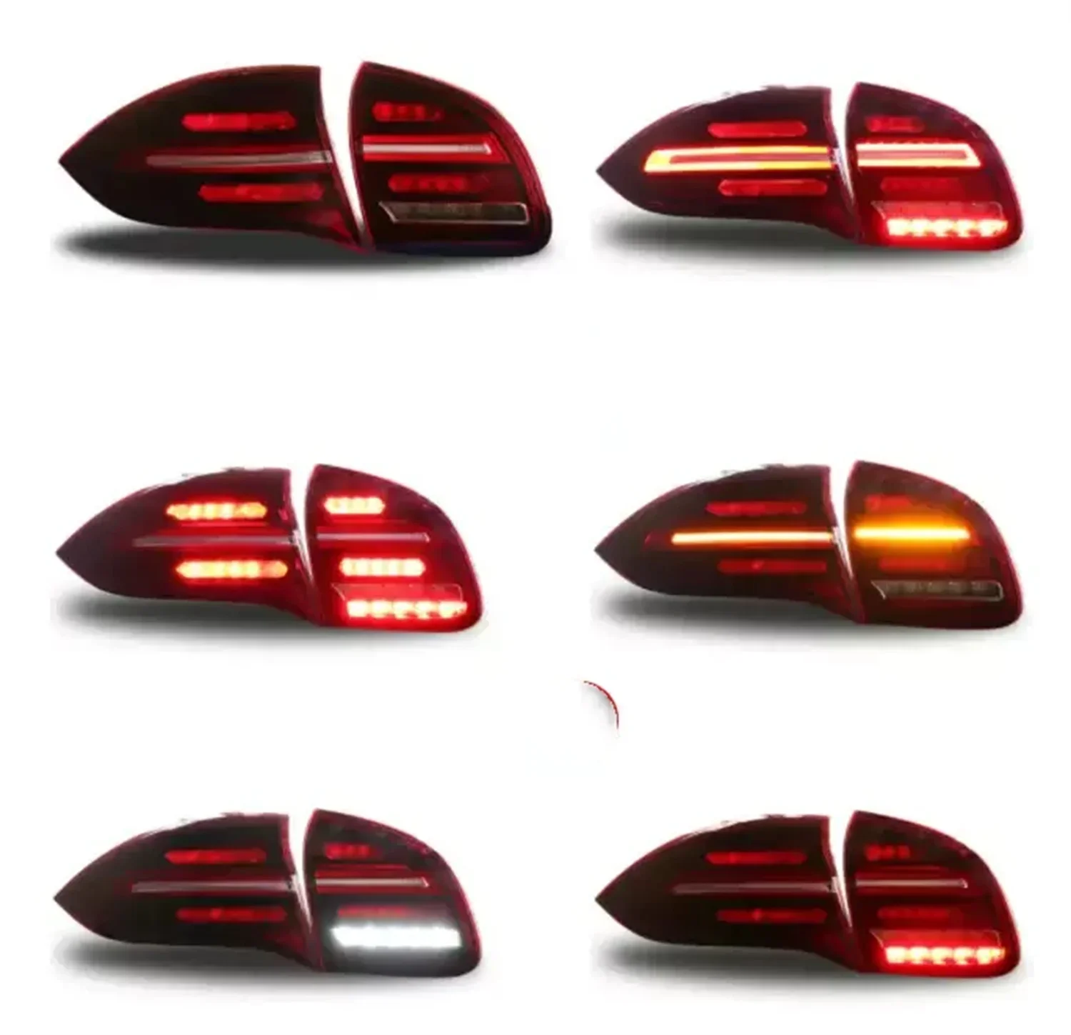 Car Rear Light tail light for Porsche Cayenne 2011-2014 Tail lamp Brake lamp reverse light Turn signal