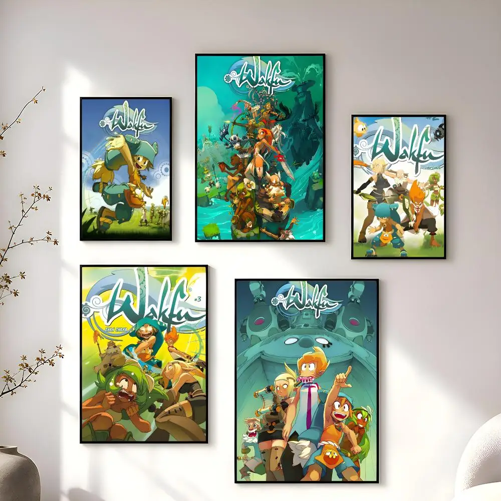 Pretty Video Game W-wakfu Poster High-Quality And Affordable Wall Stickers For Dormitory And Living Room Decoration