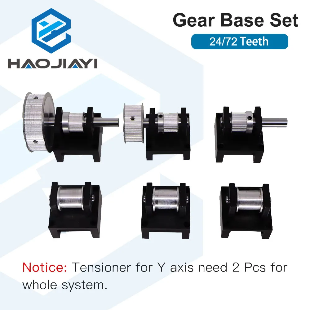 Gear Base Set Machine Mechanical Replacement for Co2 3020 4060 Laser Cutting Engraving Machine