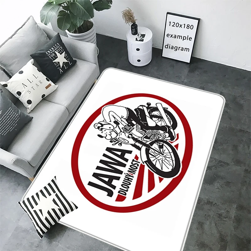 Living Room Rugs Jawa Moyorcycle Foot Carpets Entrance Doormat Kawaii Rug Floor Mats Carpet Anti Slip Mat Home Hallway Decors