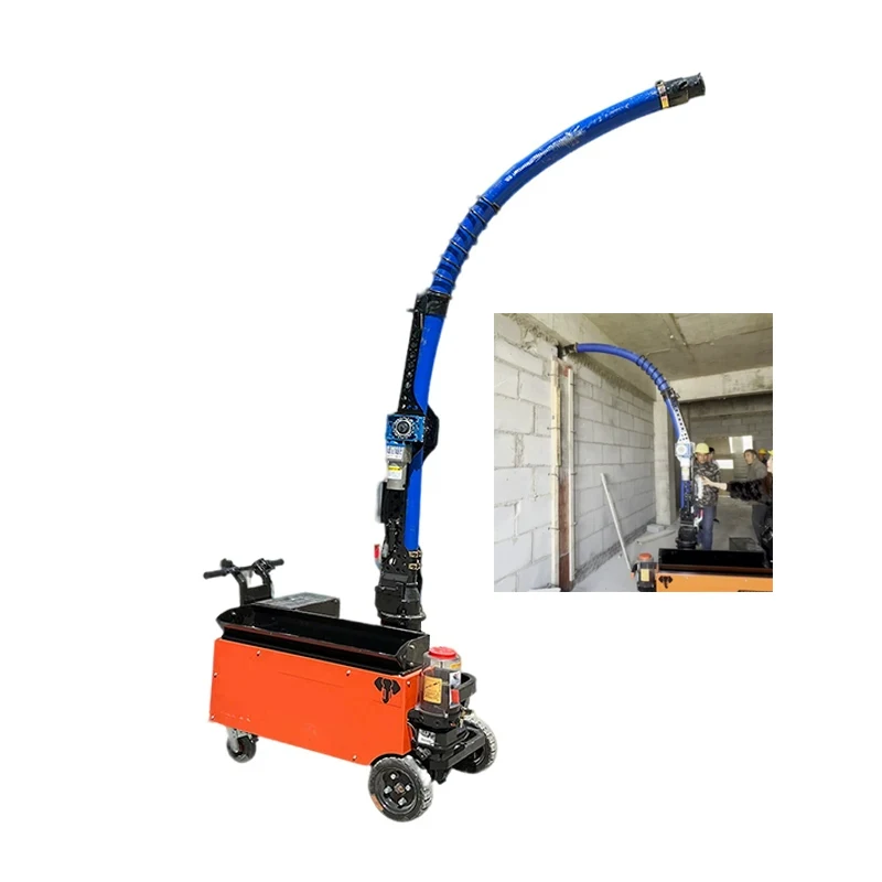 Secondary Structure Boom Pump Mini Concrete Pump Delivers Fine Aggregate/Concrete 5–16 Detachable Boom(Customized)