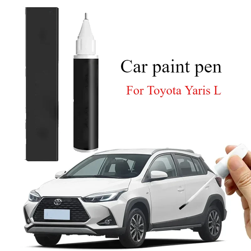 For Toyota Yaris L Refinish Pen Skyline White Original Car Paint Dazzling Modified Accessories Scratch Repair Point Pen