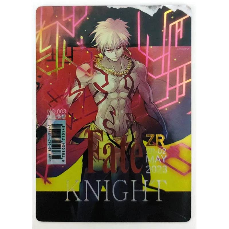 Anime Fate Stay Night Tohsaka Rin Emiya Shirou Zr Card Game Collection Rare Cards Children\'s Toys Boys Surprise Birthday Gifts