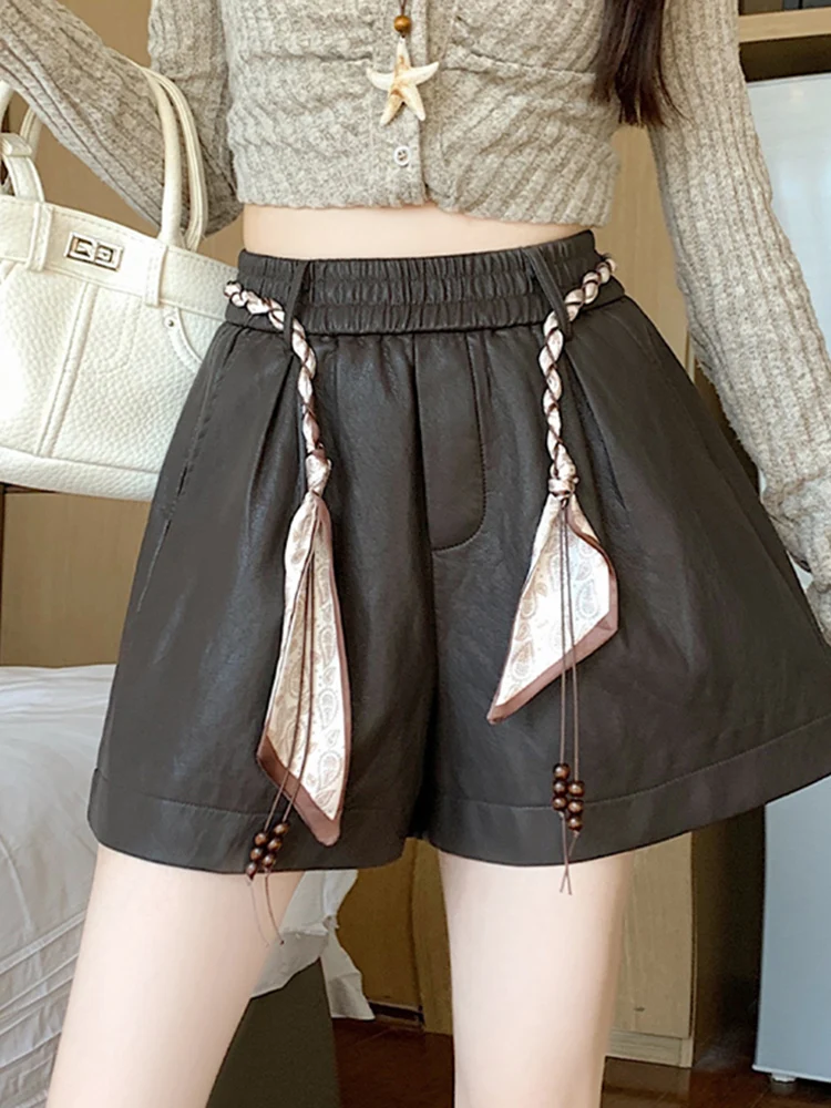 

Женские повседневные брюки с высокой талией и широкими штанинами, весна 2026, новинка, маленький размер, свободные, прямого кроя, для прогулок