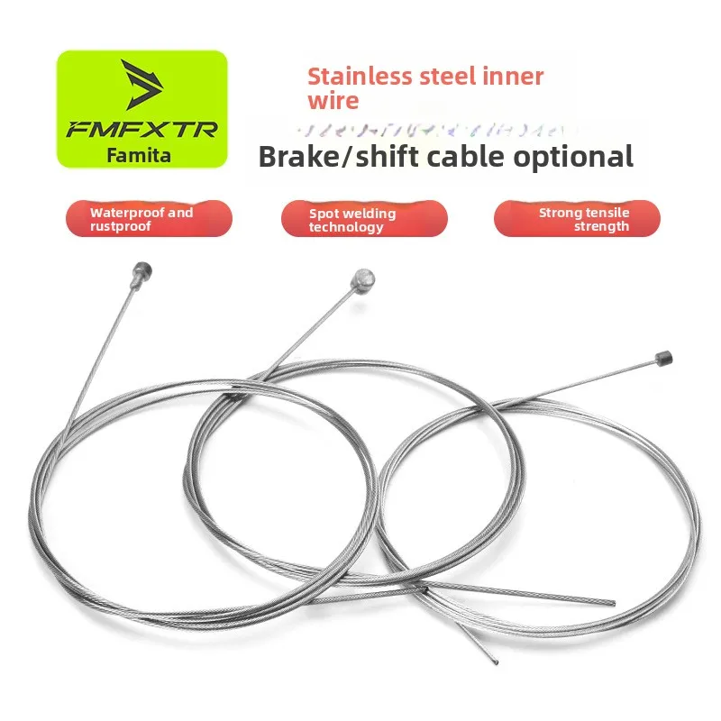 

Stainless steel Universal Bicycle Transmission Line Shift Derailleur Cable and Brake Cable Kit for Mountain Road Bike Repair